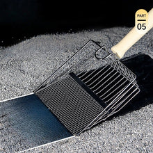 Carregar imagem no visualizador da galeria, Pá Inox Pro Clean 2 em 1 para Areia de Gato