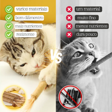 Carregar imagem no visualizador da galeria, Bastão Mordedor Natural para Gatos