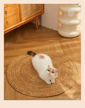 Carregar imagem no visualizador da galeria, Tapete Arranhador de Taboa Trançada