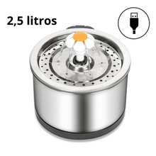 Carregar imagem no visualizador da galeria, Fonte de Água em Aço Inox - FlorCat