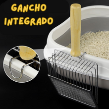 Carregar imagem no visualizador da galeria, Pá Inox Pro Clean 2 em 1 para Areia de Gato