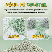 Carregar imagem no visualizador da galeria, Grãos Desodorizantes para Areia de Gato