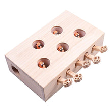 Carregar imagem no visualizador da galeria, Brinquedo de Madeira Interativo Para Gatos