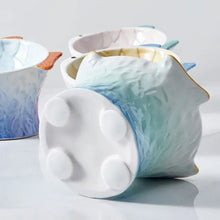 Carregar imagem no visualizador da galeria, Comedouro de Cerâmica Elevado Peixe