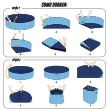 Carregar imagem no visualizador da galeria, Piscina de Areia Dobrável para Gatos