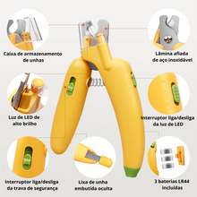 Carregar imagem no visualizador da galeria, Alicate de Unhas Banana com LED
