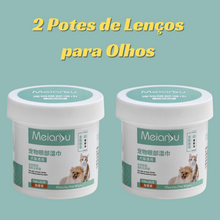 Carregar imagem no visualizador da galeria, Lenços para limpeza de lágrimas ácidas e orelhas - PetCare Wipes®
