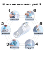 Carregar imagem no visualizador da galeria, Pá Higiênica com Dispenser Embutido
