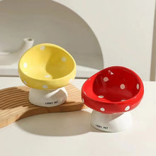 Carregar imagem no visualizador da galeria, Comedouro de Cerâmica Cogumelo
