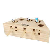 Carregar imagem no visualizador da galeria, Brinquedo de Madeira Interativo Para Gatos
