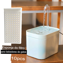 Carregar imagem no visualizador da galeria, 10 unidades de esponjas de filtro para o Bebedouro Automático para Gatos - AquaPurr. (Bebedouro não incluído)
