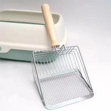 Carregar imagem no visualizador da galeria, Pá Inox Pro Clean 2 em 1 para Areia de Gato
