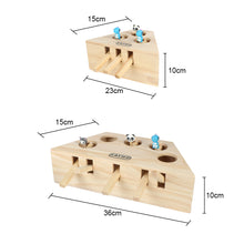 Carregar imagem no visualizador da galeria, Brinquedo de Madeira Interativo Para Gatos
